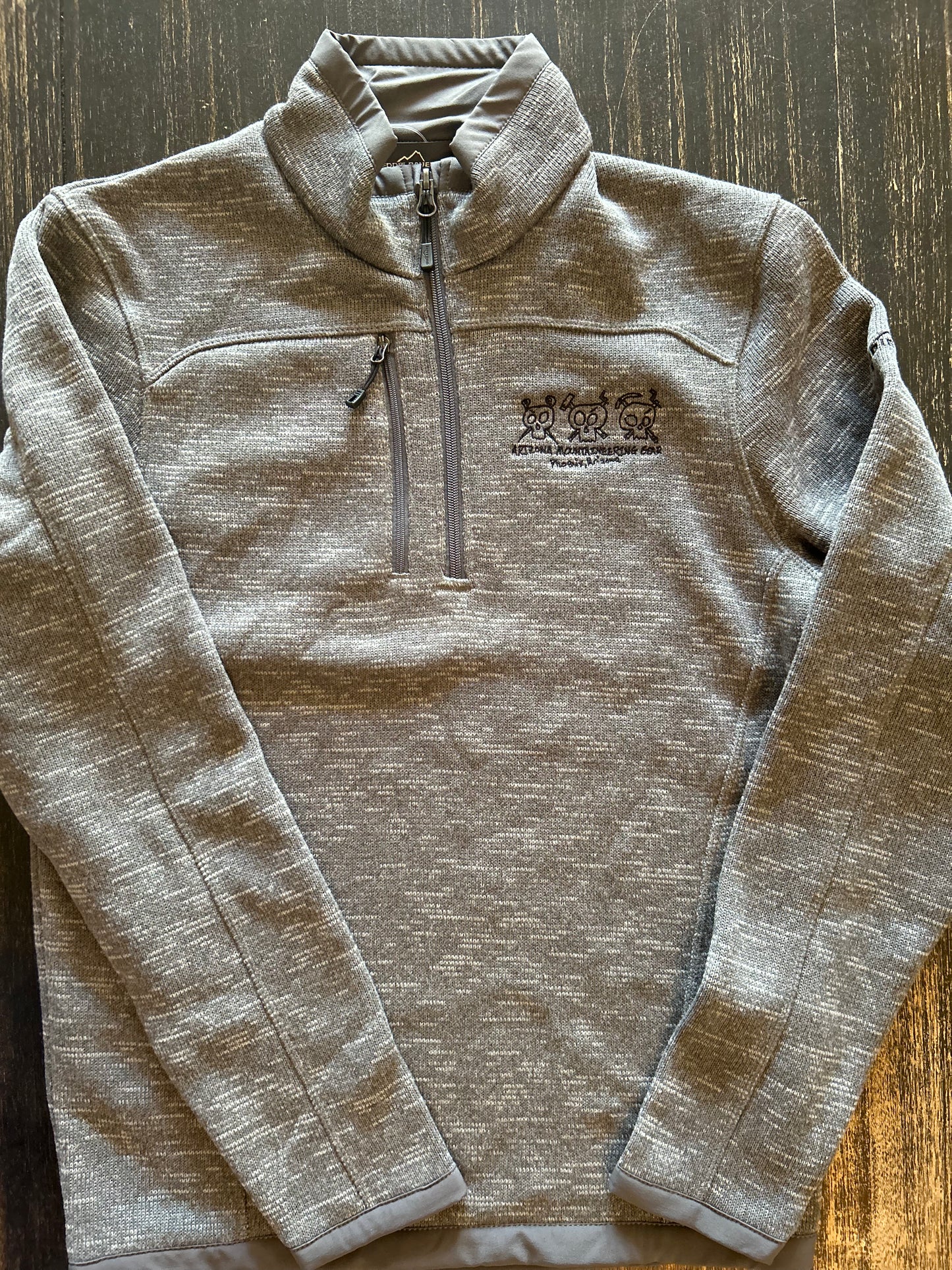 AMG 1/4 zip fleece sweater