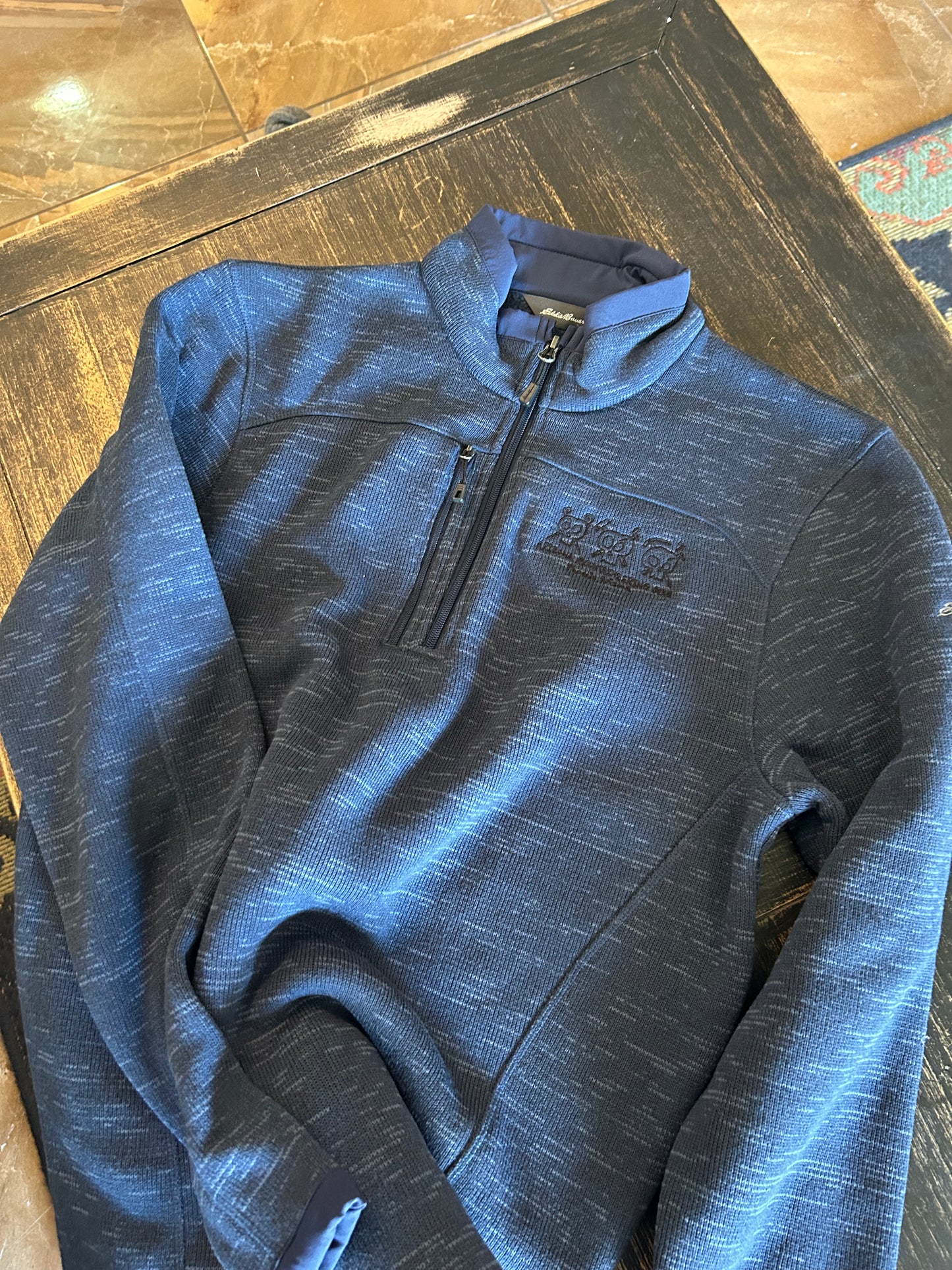 AMG 1/4 zip fleece sweater
