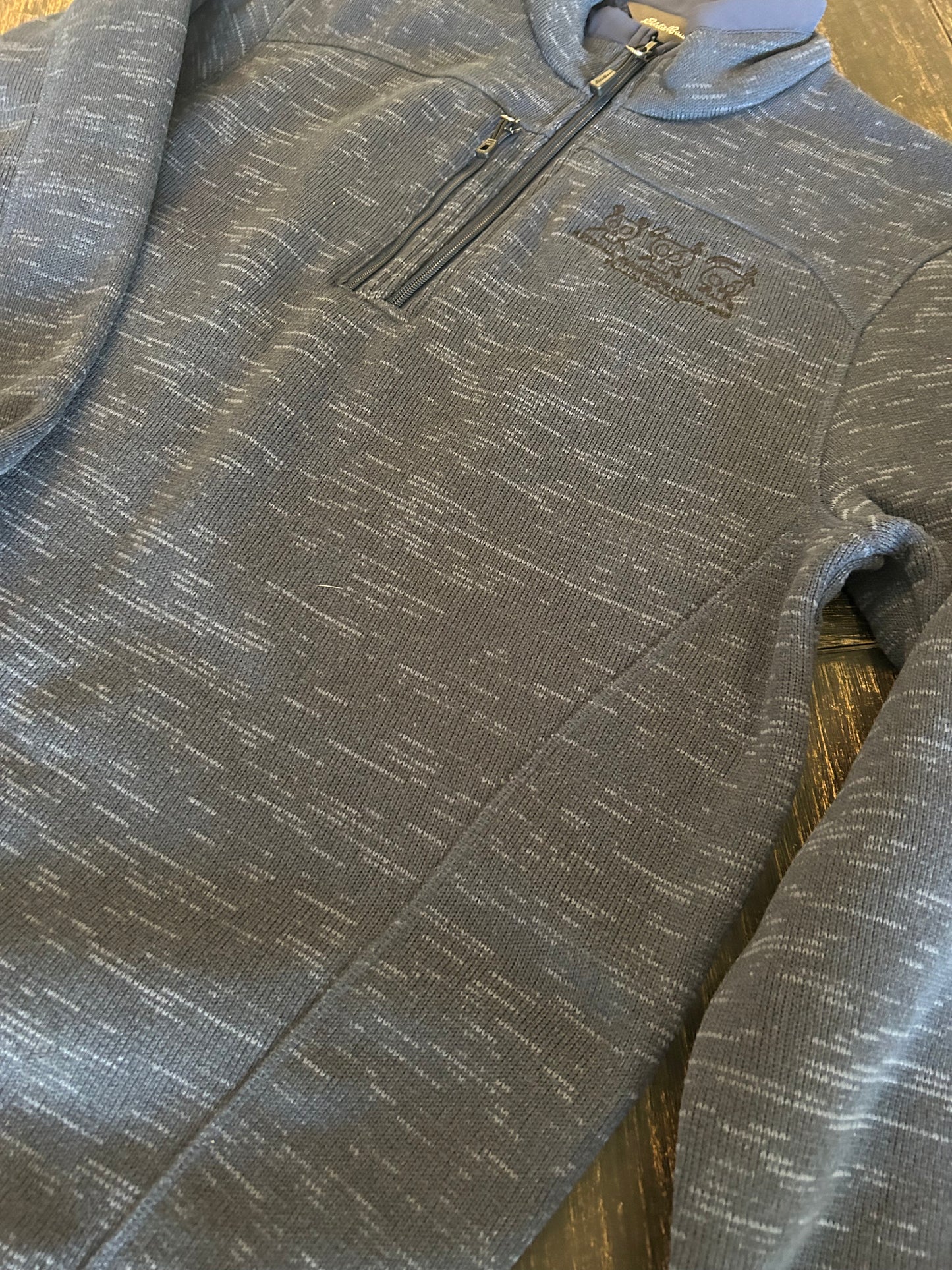AMG 1/4 zip fleece sweater