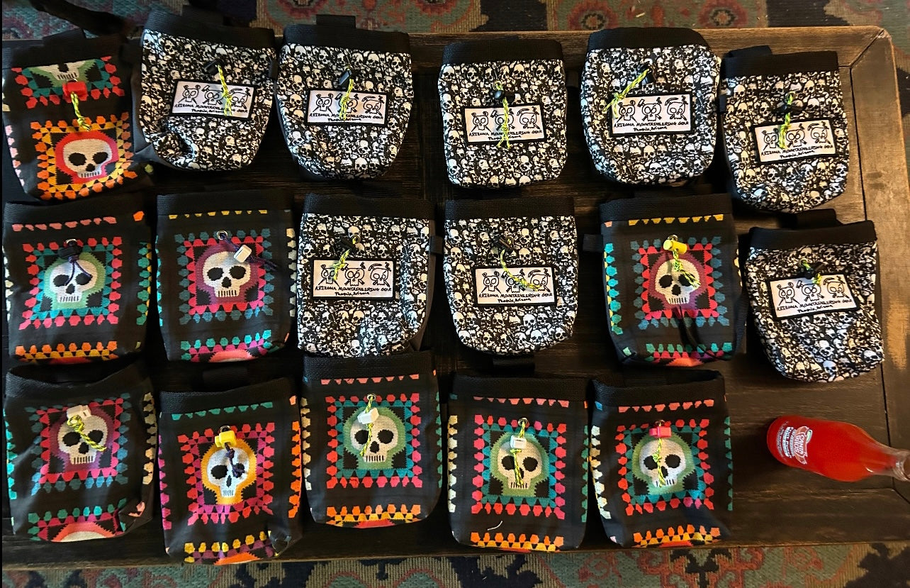 Chalkbags made by my mom