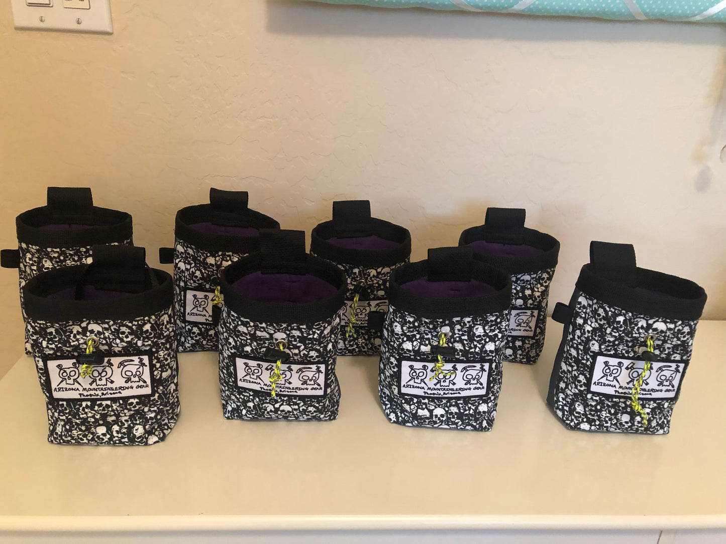 Chalkbags made by my mom